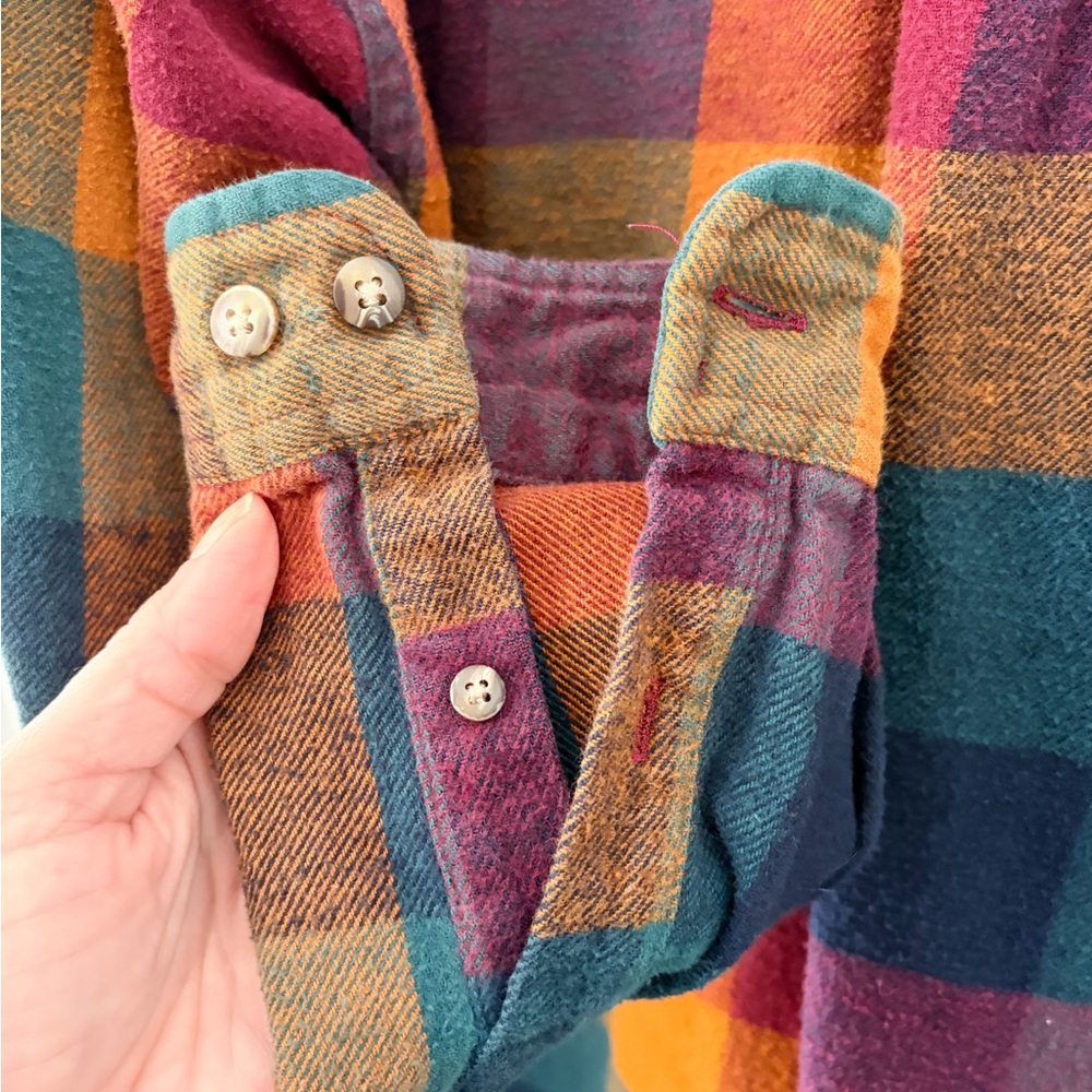 Structure Multicolor Plaid Button Down Shirt - image 11